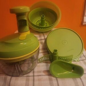 Tupperware Quick Chef Pro Green And Yellow